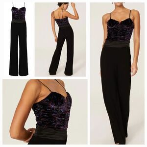 Ramy Brook A1021503 Capone Printed Wide-Leg Jumpsuit For Women's Size 4